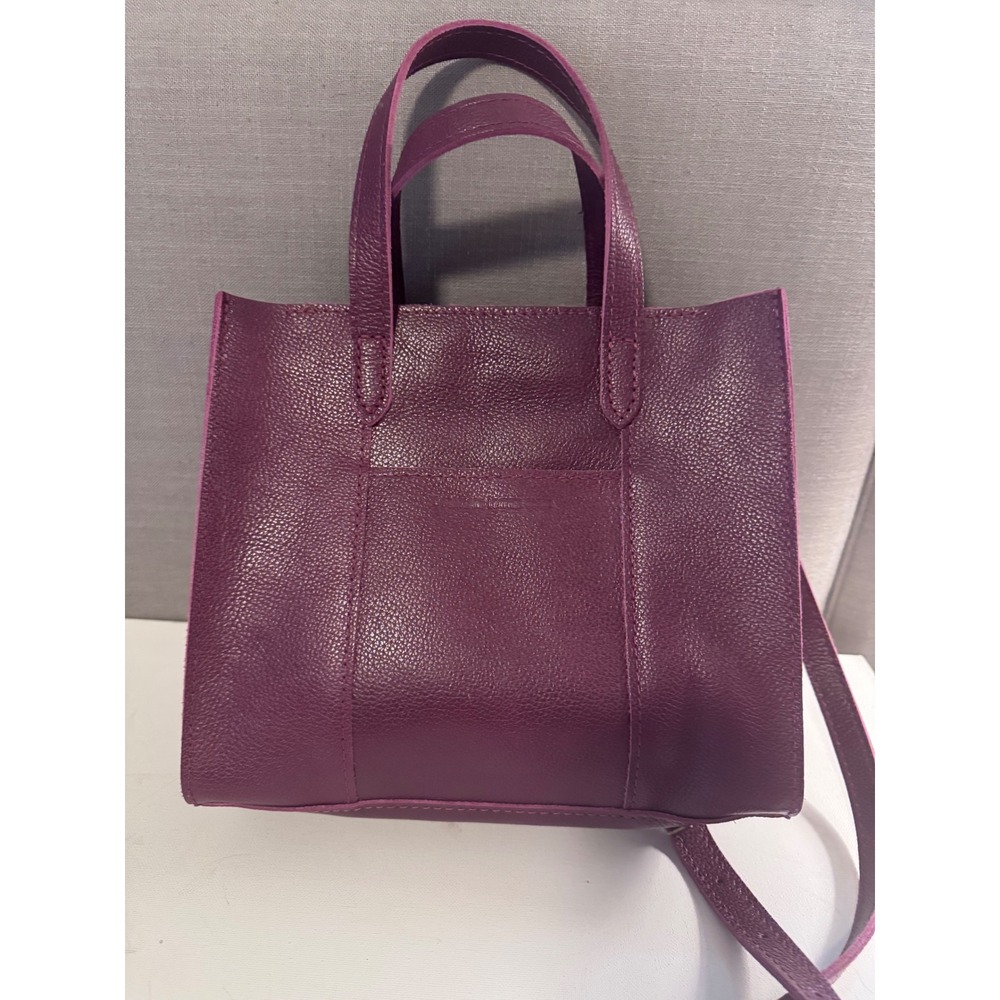Portland Leather Goods Lola Crossbody Tote Violet Moon Rare NEW